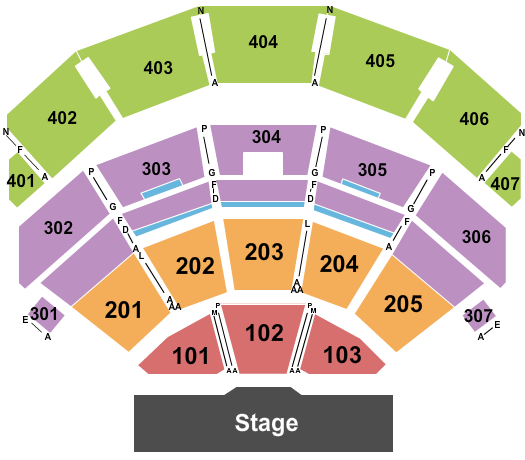 Dolby Live Mariah Carey Seating Chart